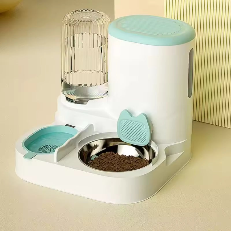Cat bowl automatic feeder for cats, dogs, pets, water dispensers, integrated cat bowl, cat food basin, dogs, eating