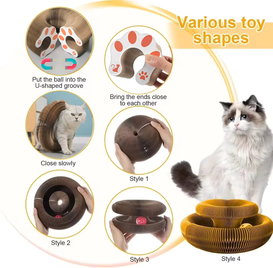 Magic Cat Scratch Organ Board Cat Toy