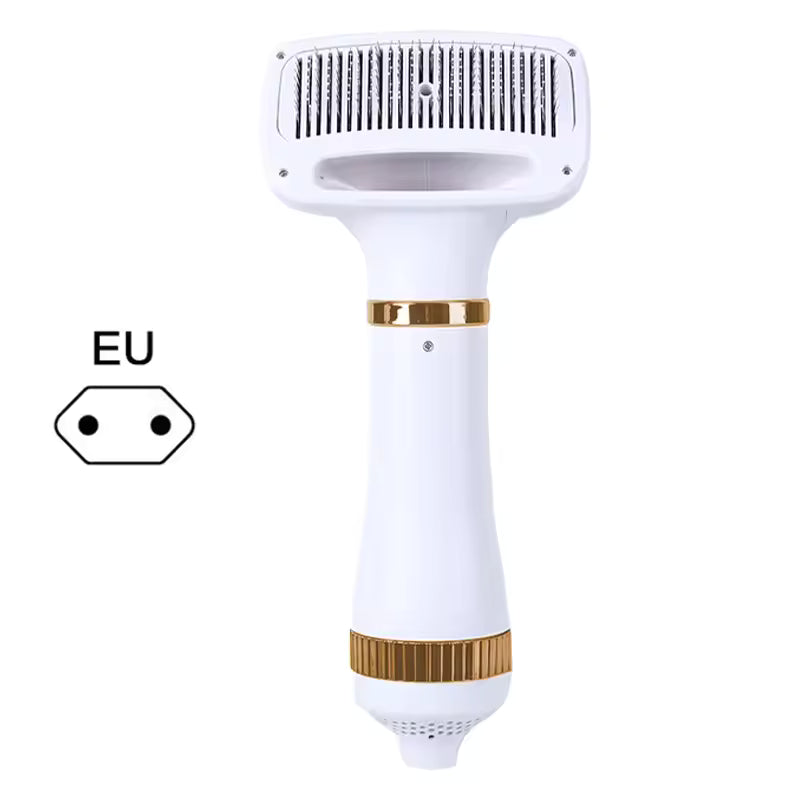 2 In 1 Pet Hair Dryer Brush Grooming for Cat and Dog Brush Professional Home Grooming Furry Drying Portable Dog Blower Comb