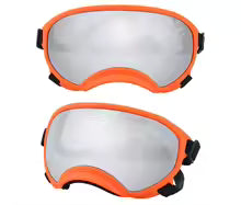 Dog Goggles Anti UV Strong Impact Resistance Adjustable Elastic Puppy Large Breed Dog Goggles Breathable Pet Sunglasses