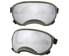 Dog Goggles Anti UV Strong Impact Resistance Adjustable Elastic Puppy Large Breed Dog Goggles Breathable Pet Sunglasses