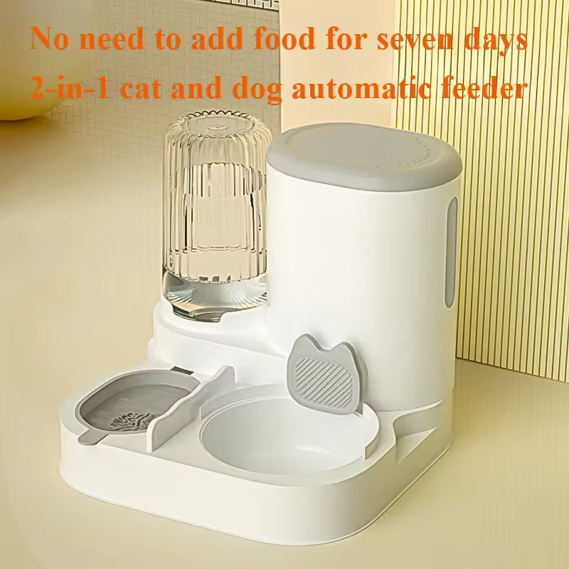 Cat bowl automatic feeder for cats, dogs, pets, water dispensers, integrated cat bowl, cat food basin, dogs, eating