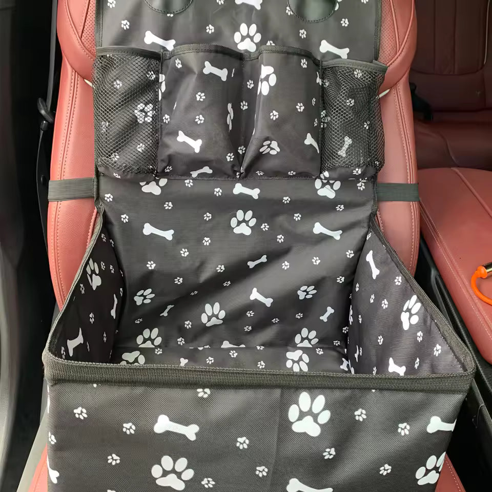 Dog Car Seat with Storage Pockets,Scratch Proof Durable Pet Booster Car Front Seat for Small Medium Dog