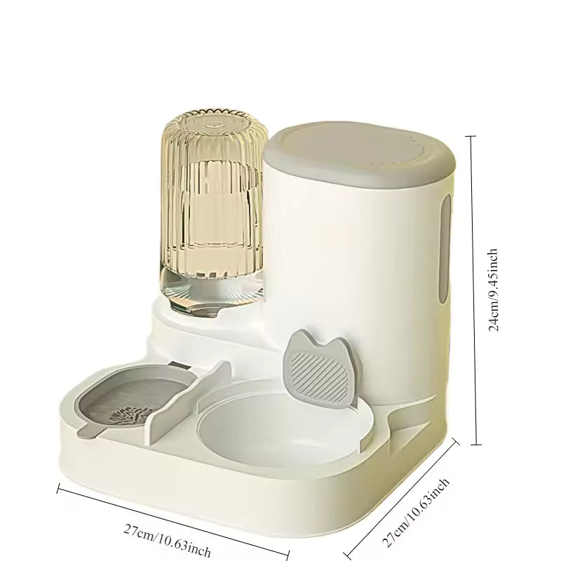 Cat bowl automatic feeder for cats, dogs, pets, water dispensers, integrated cat bowl, cat food basin, dogs, eating