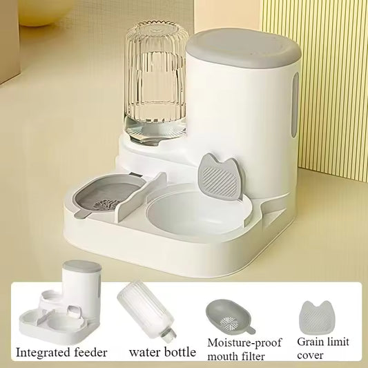 Cat bowl automatic feeder for cats, dogs, pets, water dispensers, integrated cat bowl, cat food basin, dogs, eating